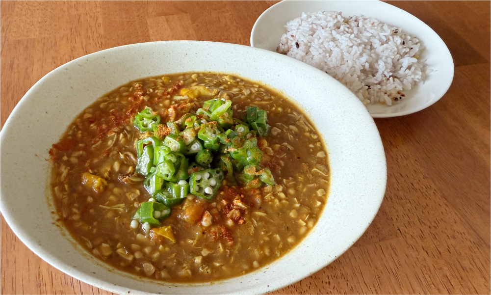 とろりん！納豆オクラスープカレー【特製スープカレースパイスキット】